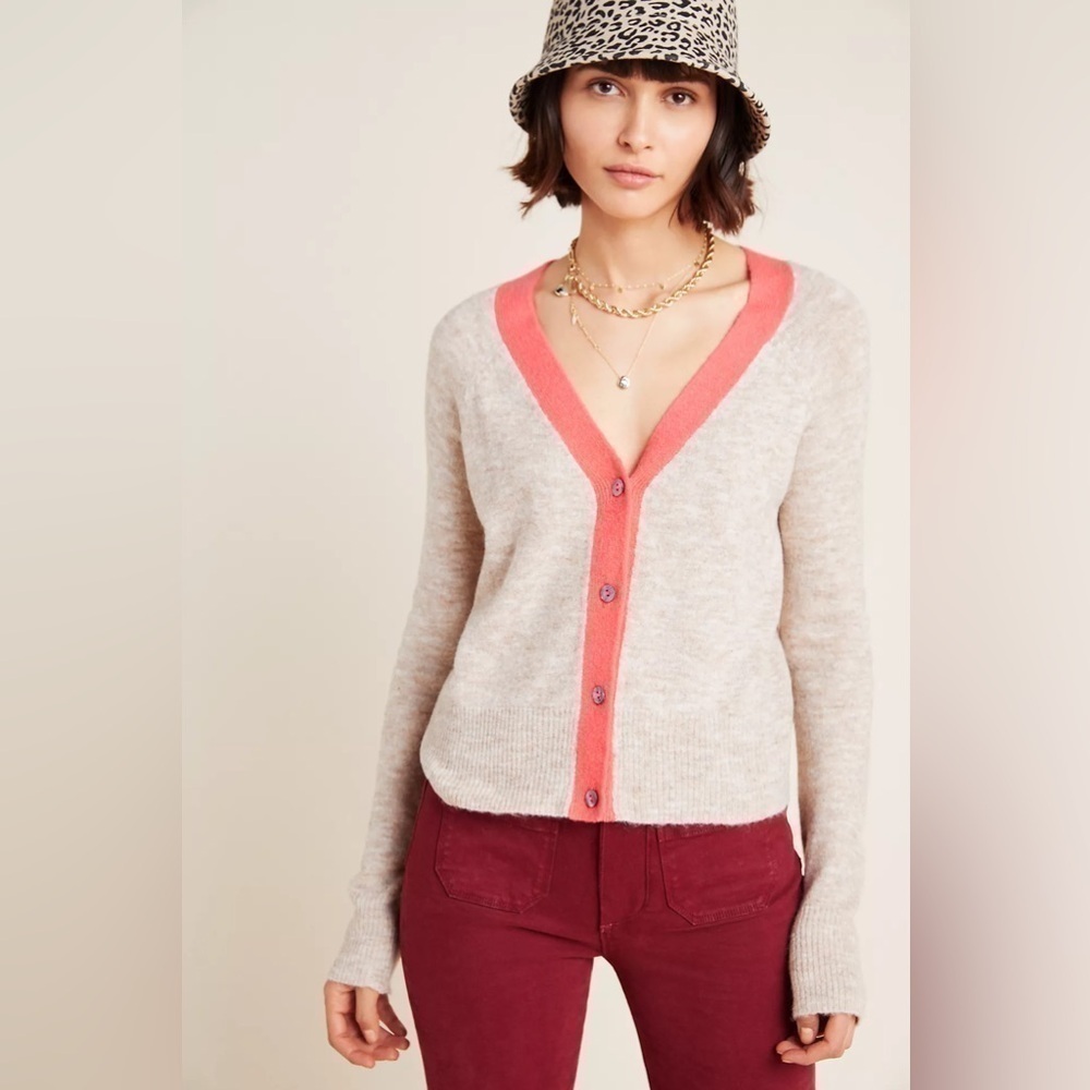 ASTR The Label Colorblock Cardigan 💕 - Picture 2 of 11
